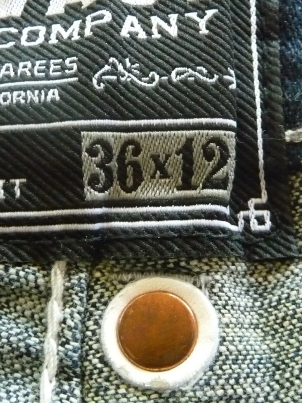 Salvage Supply Co Buckle Jorts 36 - Picture 9 of 13
